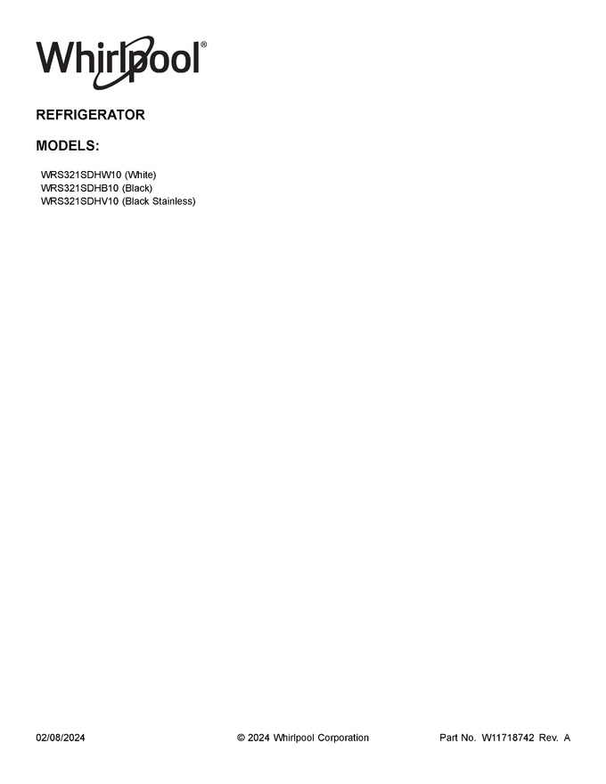 Diagram for WRS321SDHV10