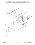 Diagram for 03 - Control Panel And Inner Door Parts