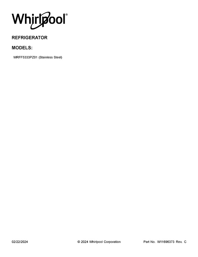 Diagram for WRFF5333PZ01