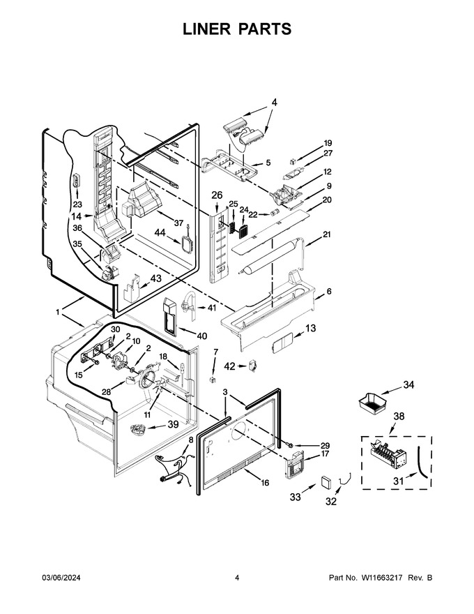 Diagram for KRFF300EWH04