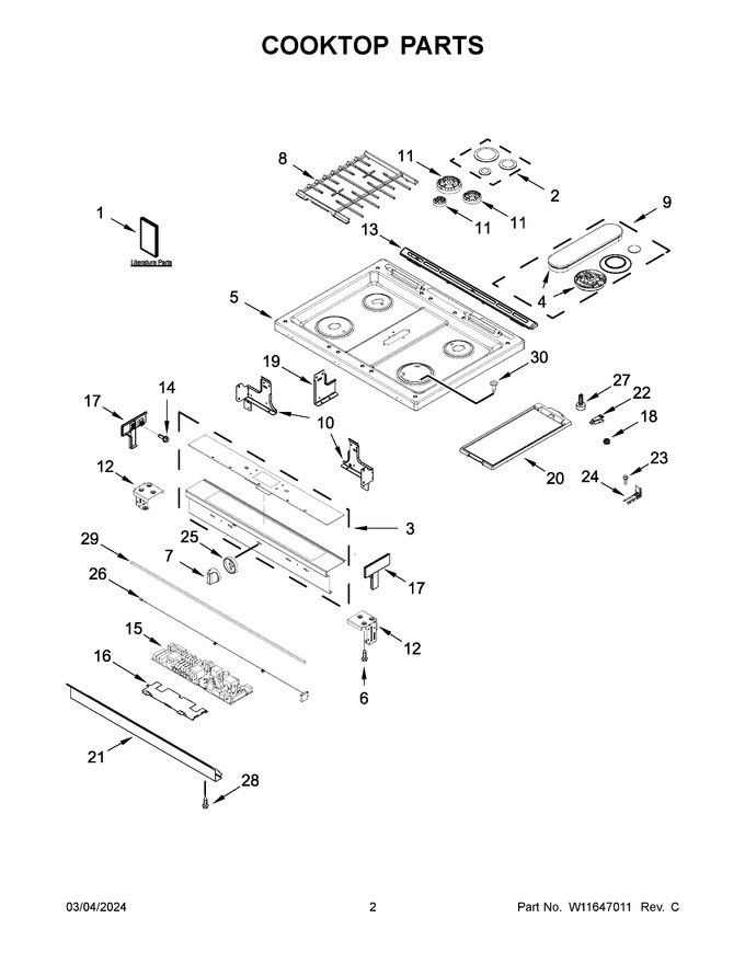 Diagram for WEG750H0HV5
