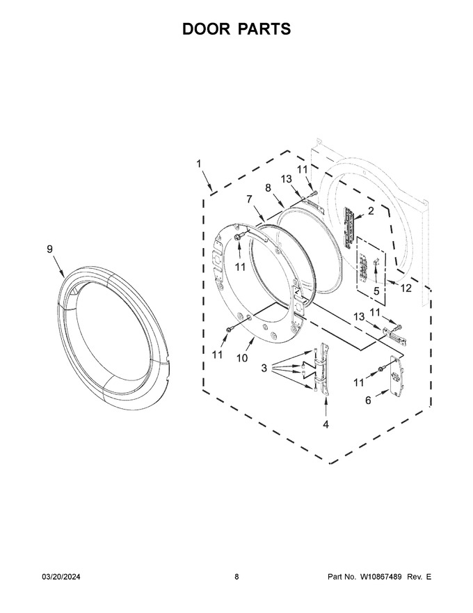 Diagram for WED7590FW0