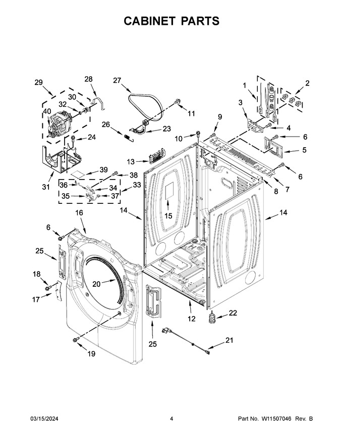 Diagram for WED560LHW2
