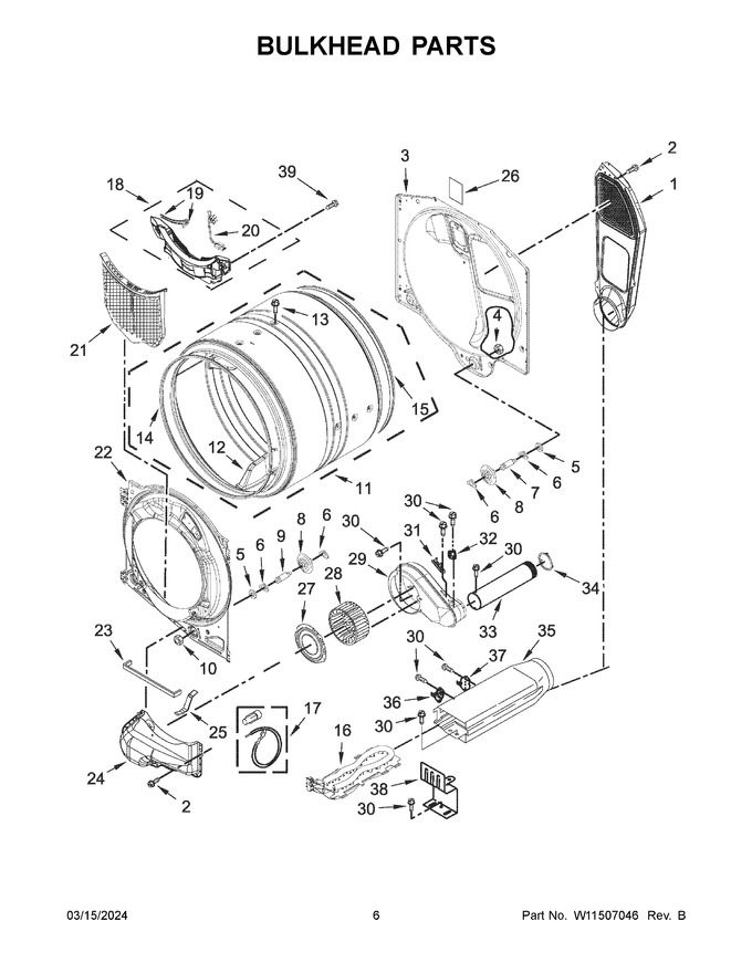 Diagram for WED560LHW2