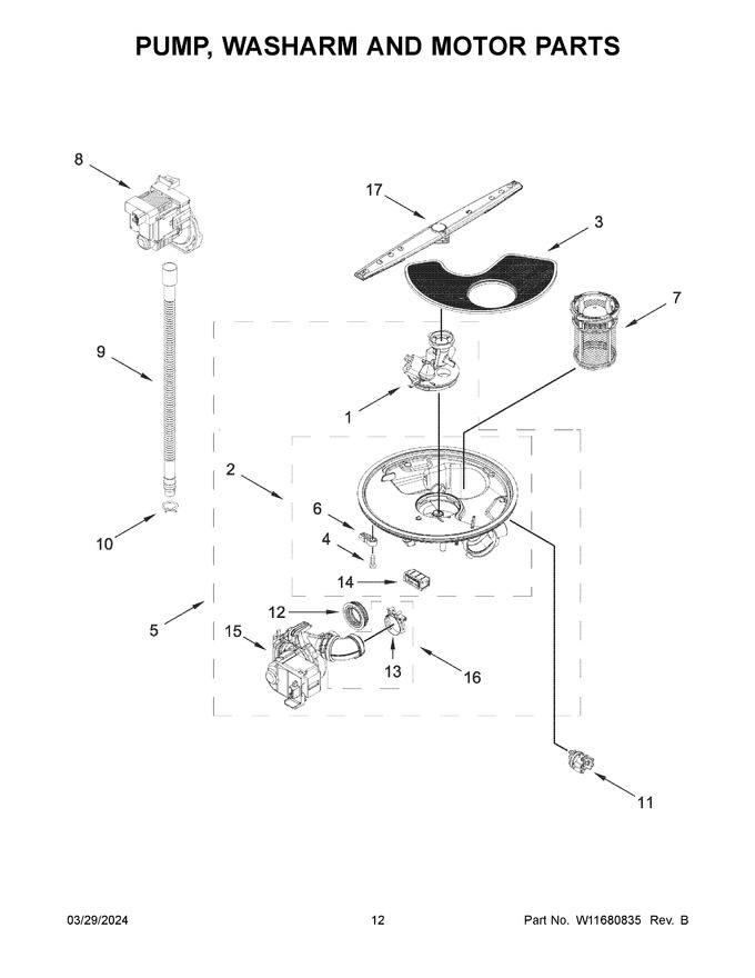 Diagram for WDP540HAMB4