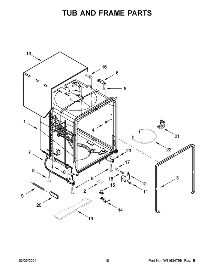 Diagram for WDP560HAMZ0