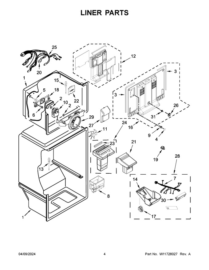 Diagram for WRT518SZFW04