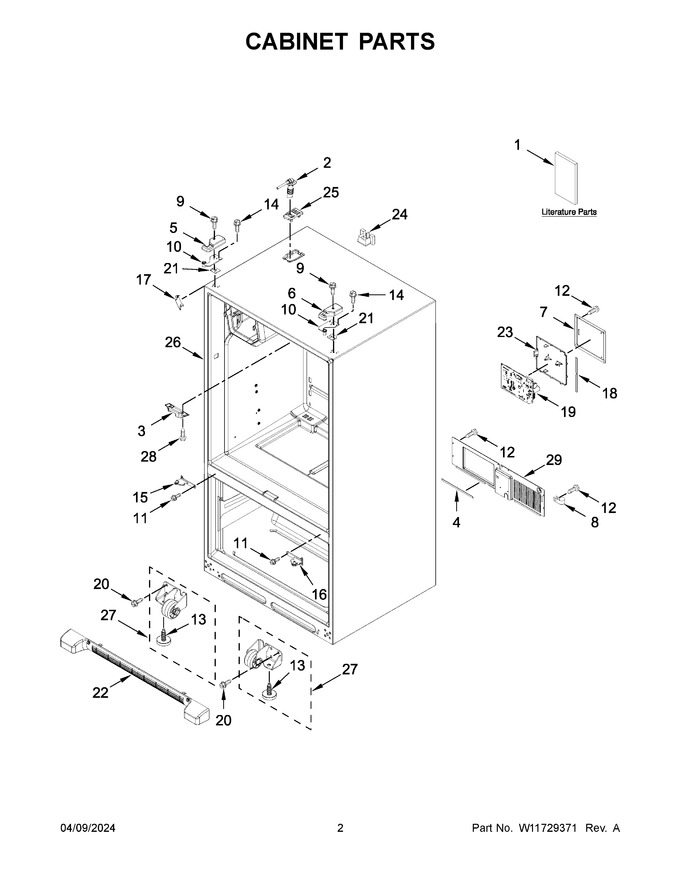 Diagram for WRF555SDFZ19