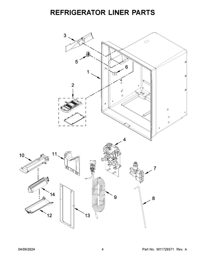 Diagram for WRF555SDFZ19