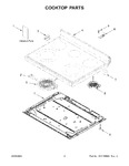 Diagram for 02 - Cooktop Parts