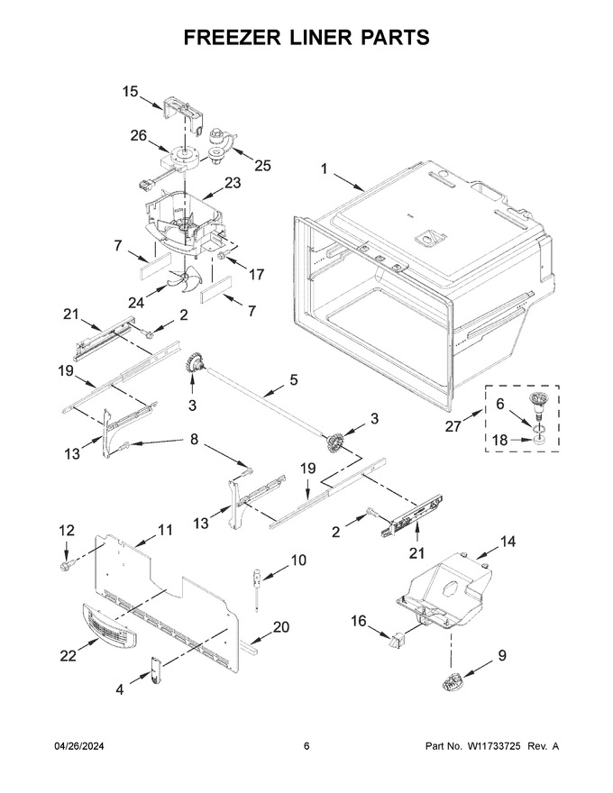 Diagram for WRF555SDHV11