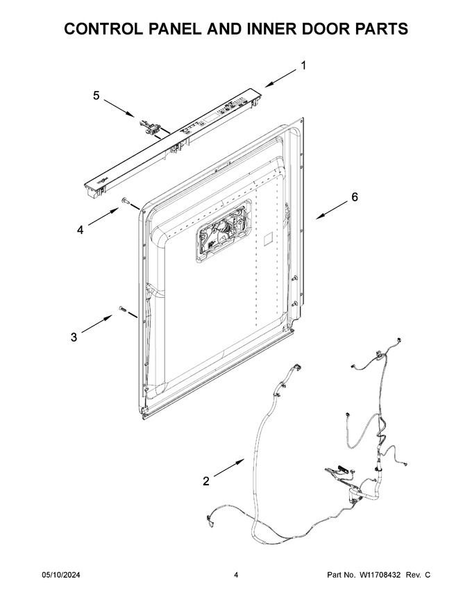 Diagram for WDT550SAPW0