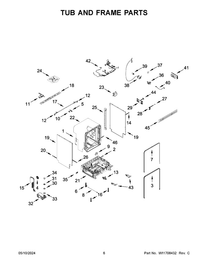 Diagram for WDT550SAPB0