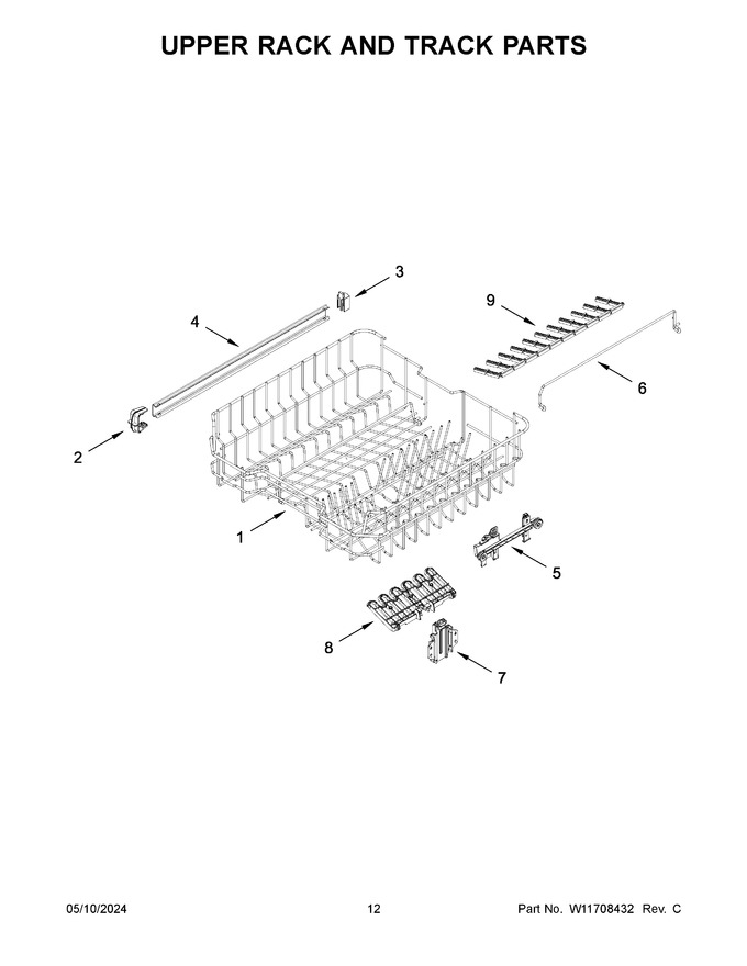 Diagram for WDT550SAPW0