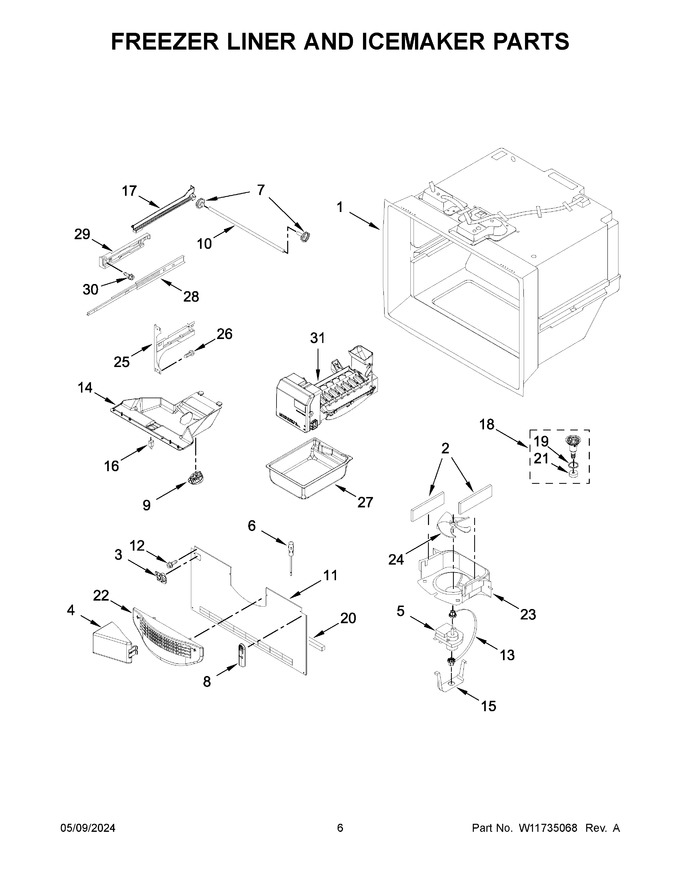 Diagram for WRF535SWHV10