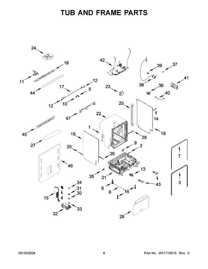 Diagram for JDAF5924RM0