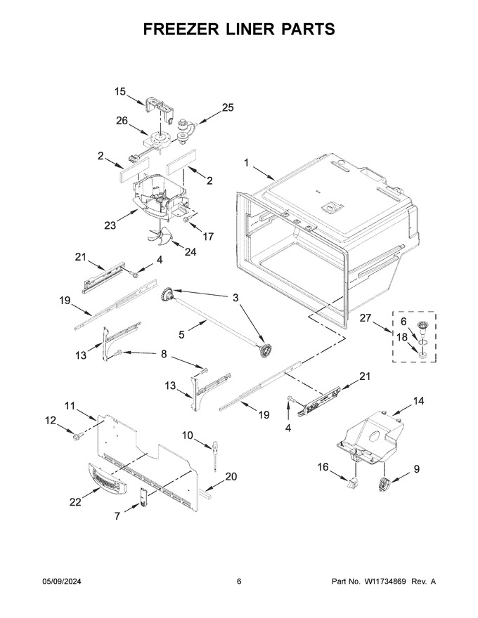 Diagram for WRX735SDHV10