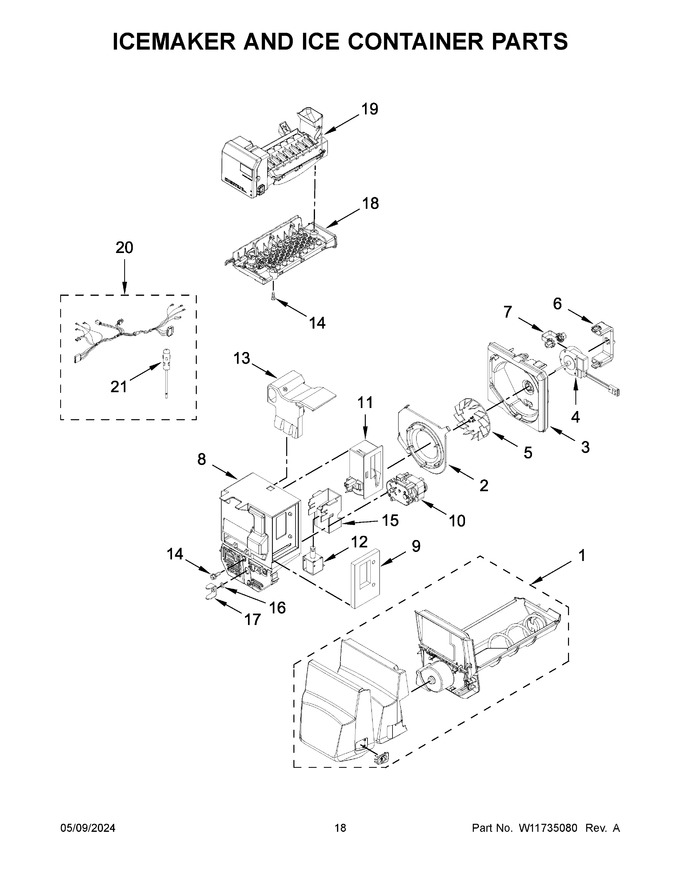 Diagram for WRF555SDHB10