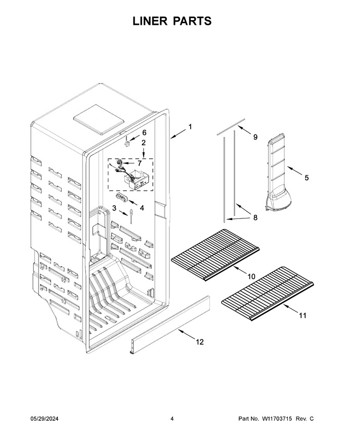 Diagram for WZF34X16DW10