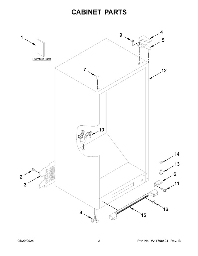 Diagram for WZF57R16FW10