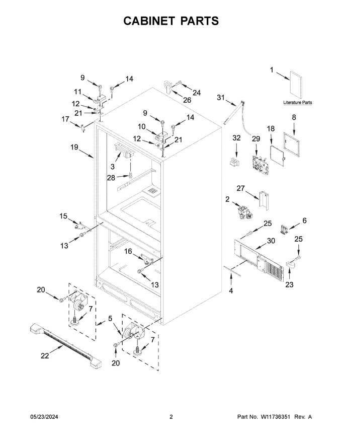 Diagram for WRF540CWHB10
