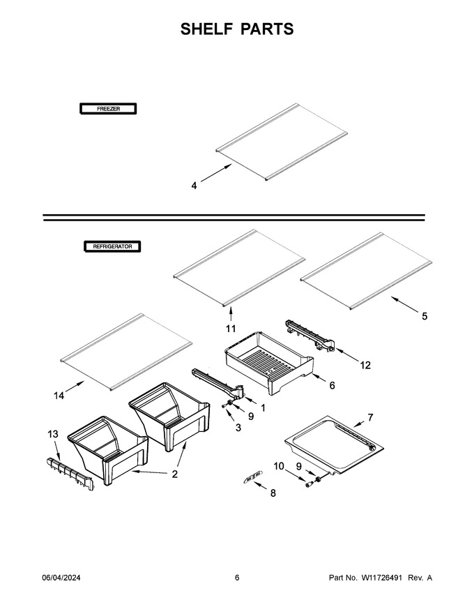 Diagram for WRT148FZDB07