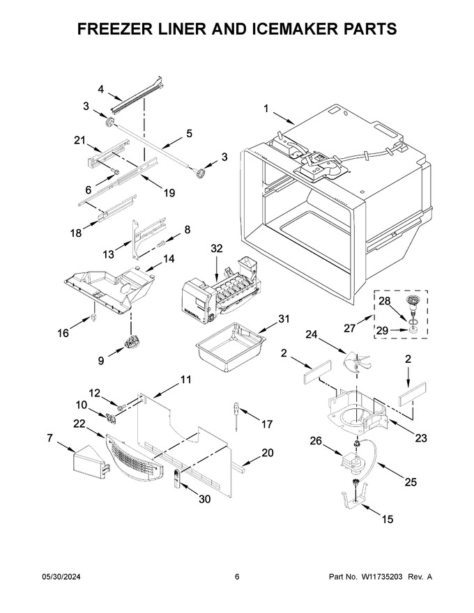 Diagram for KRFC300EWH12