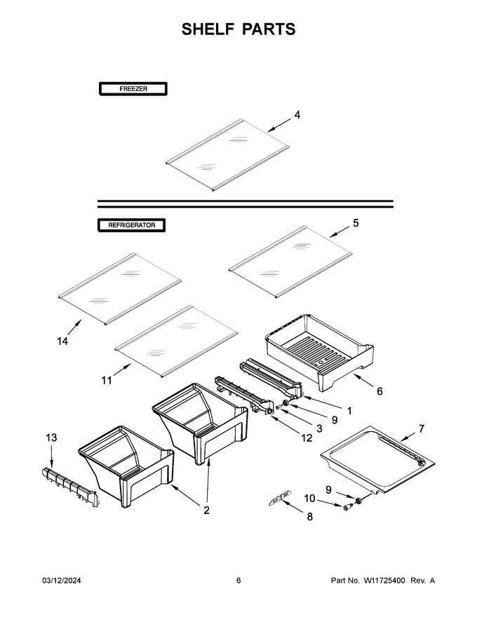Diagram for WRT318FZDW11