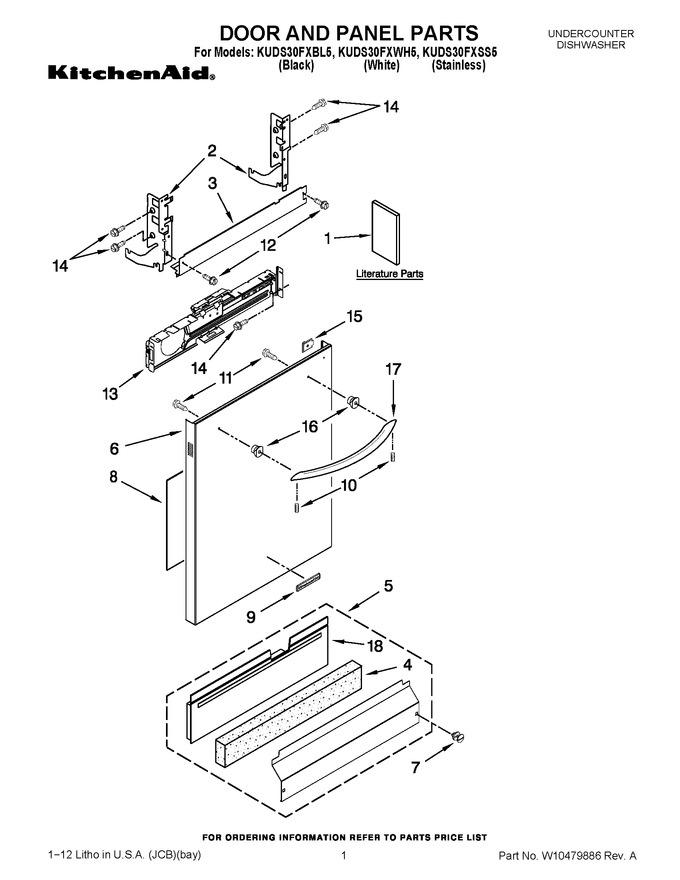 Diagram for KUDS30FXSS5
