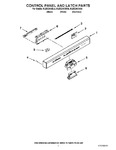 Diagram for 02 - Control Panel And Latch Parts