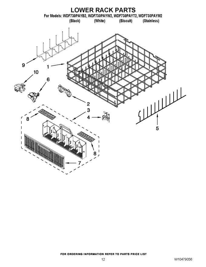 Diagram for WDF730PAYW2