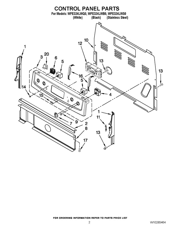 Diagram for WFE324LWB0