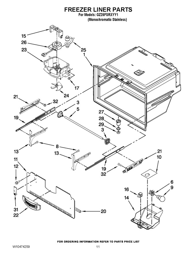Diagram for GZ25FSRXYY1
