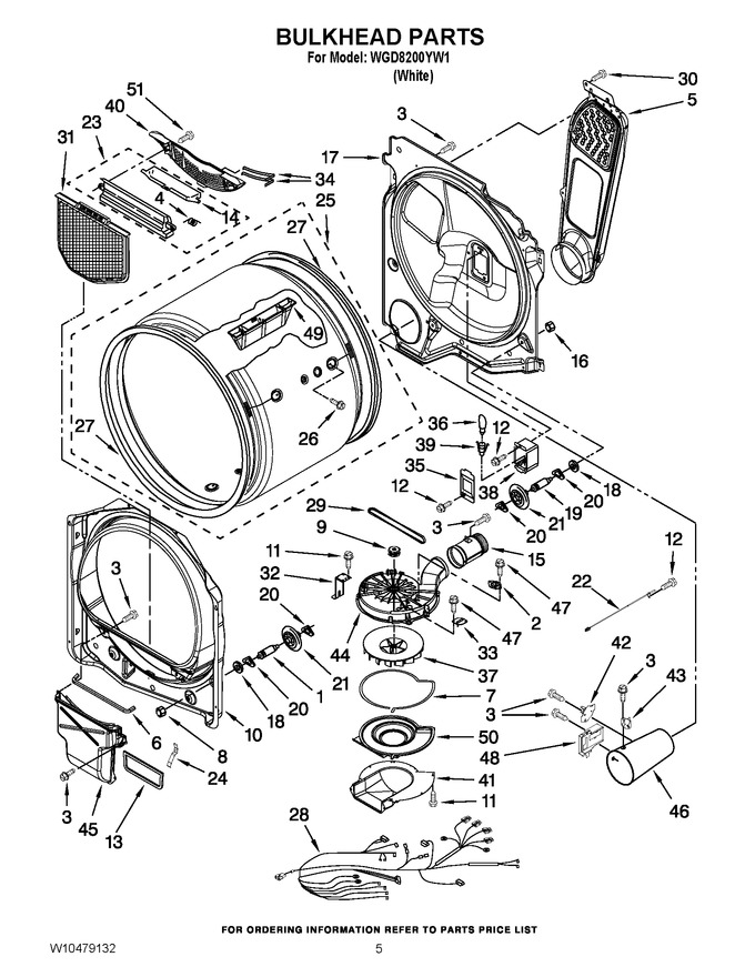 Diagram for WGD8200YW1