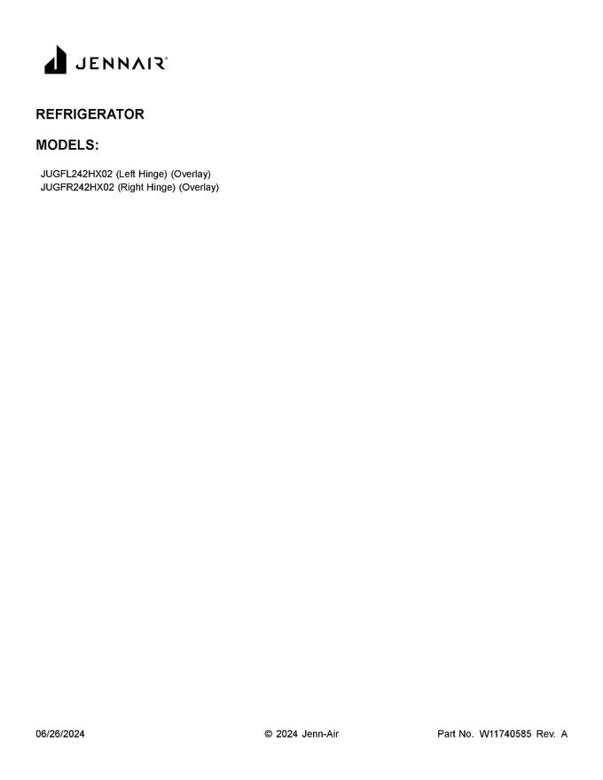 Diagram for JUGFR242HX02