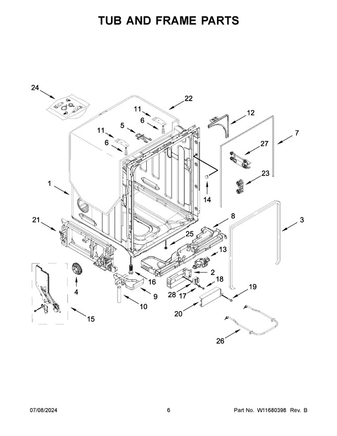 Diagram for WDTA50SAKB2