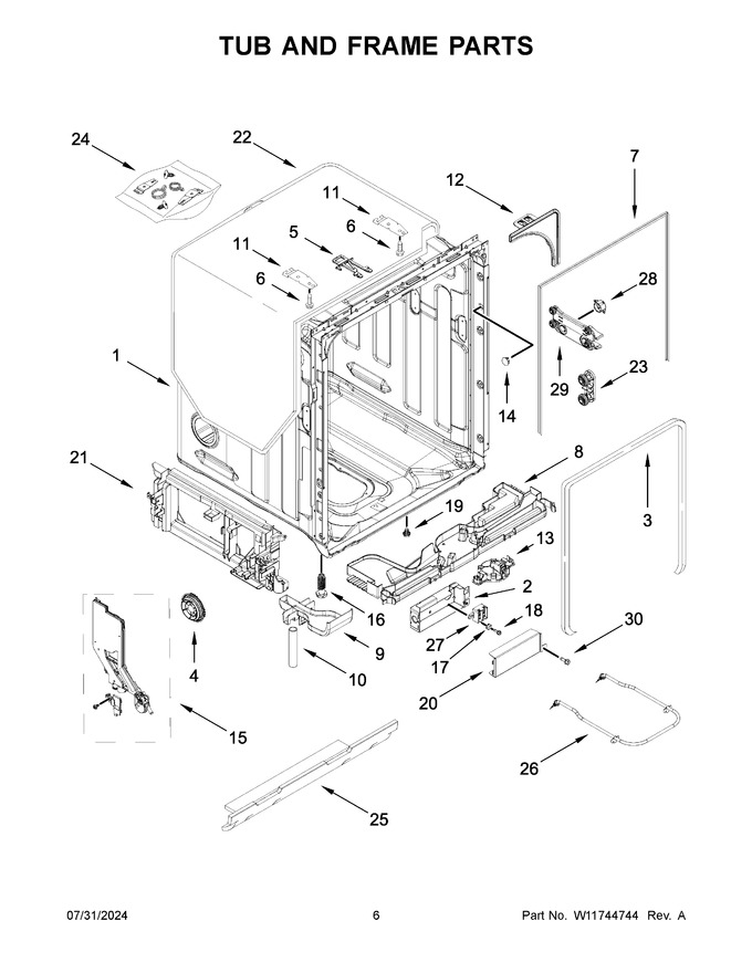 Diagram for KDTE304RBS0