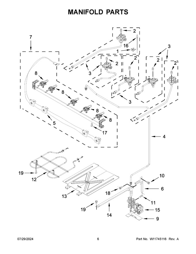 Diagram for MFGS6030RW0