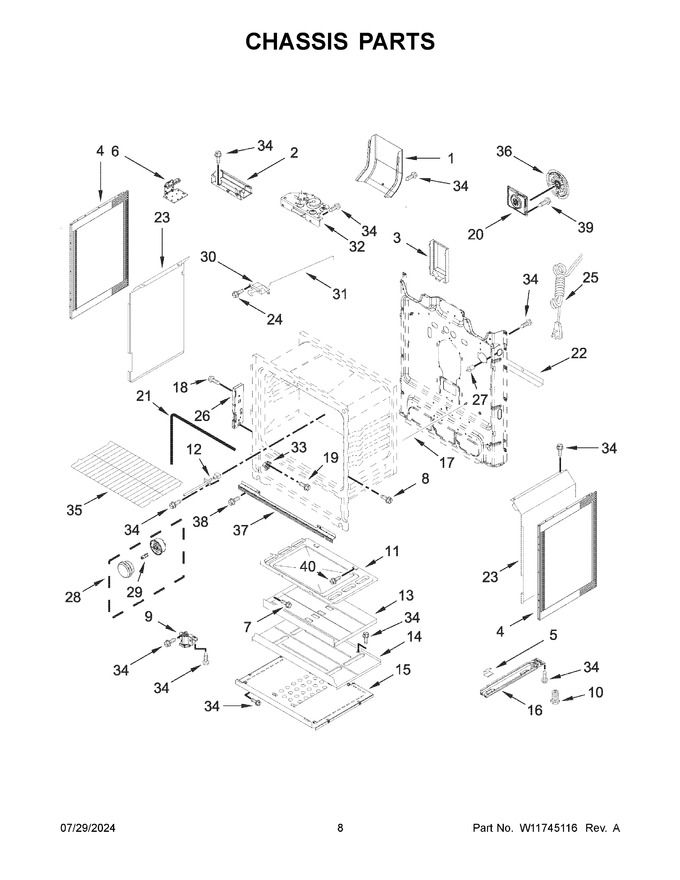 Diagram for MFGS6030RW0