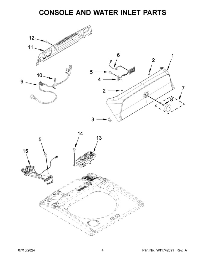 Diagram for WTW5010LW1