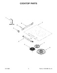 Diagram for 02 - Cooktop Parts
