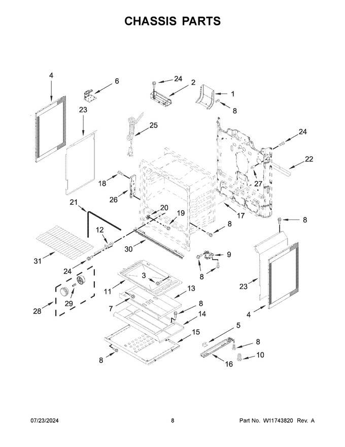 Diagram for MFGS4030RS0