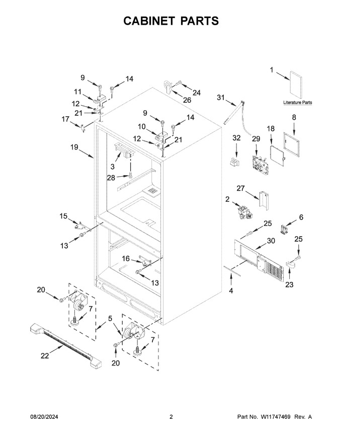 Diagram for WRFC2036RW00