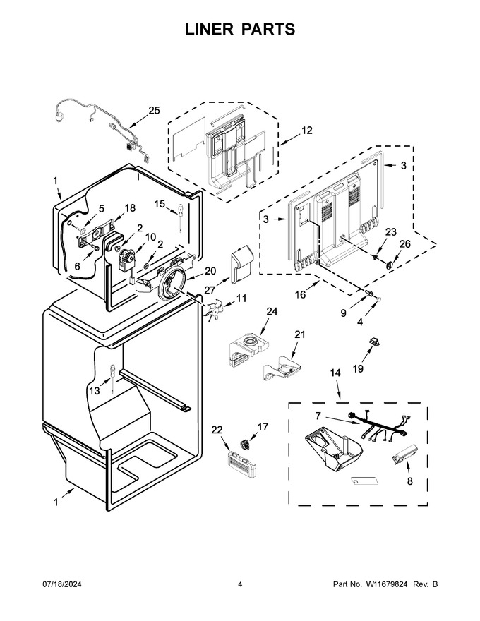Diagram for WRT138FFDW03
