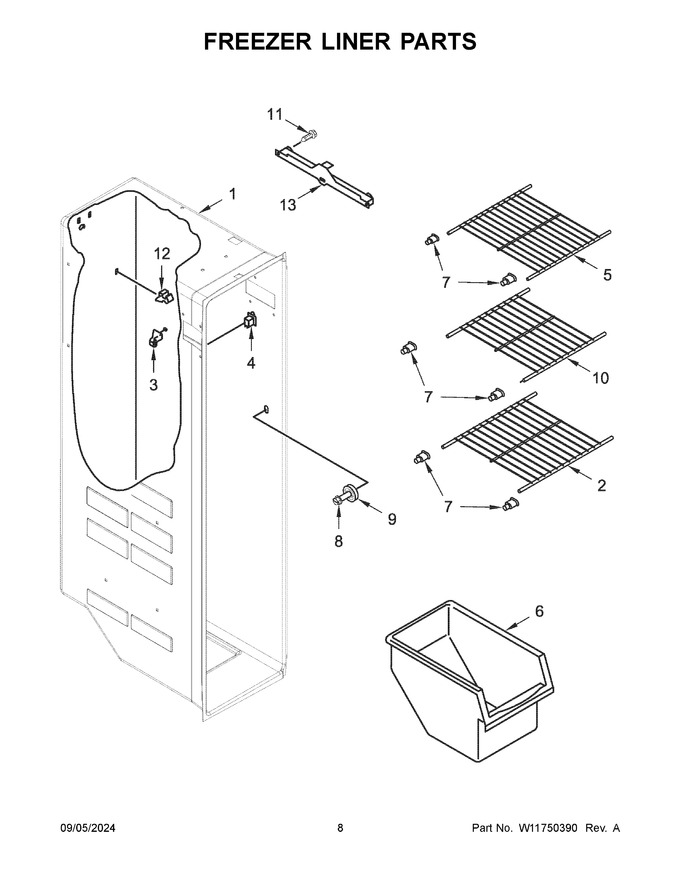 Diagram for WRS311SDHM12