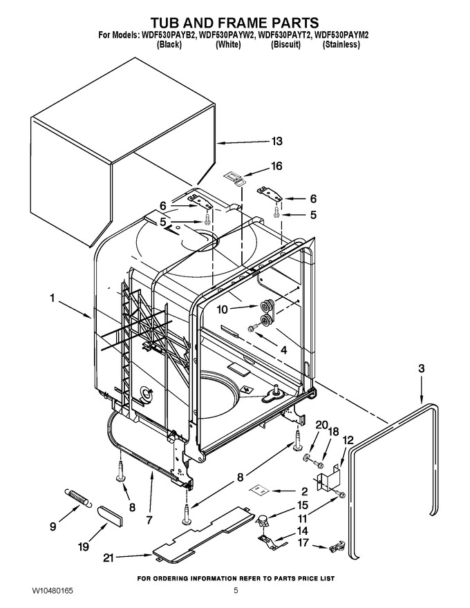 Diagram for WDF530PAYT2