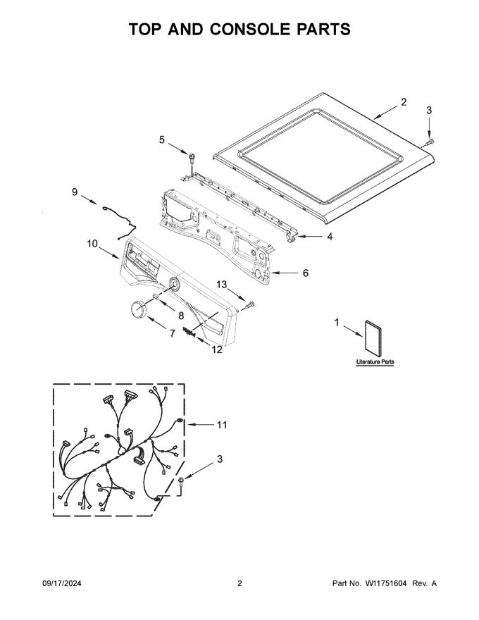 Diagram for YWED5720RW0