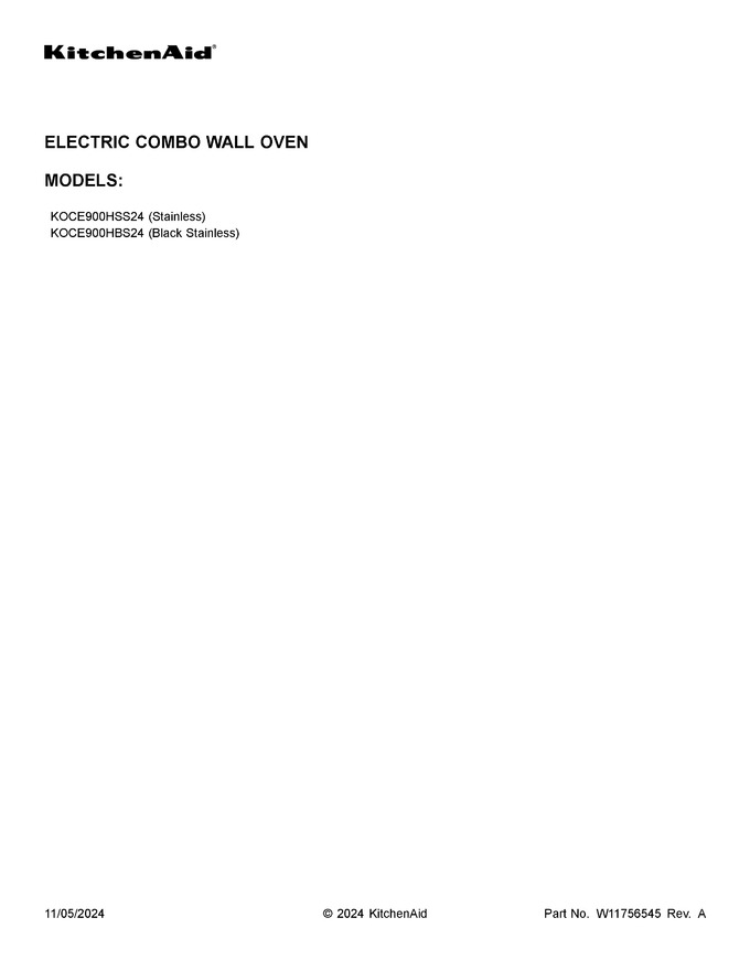 Diagram for KOCE900HBS24