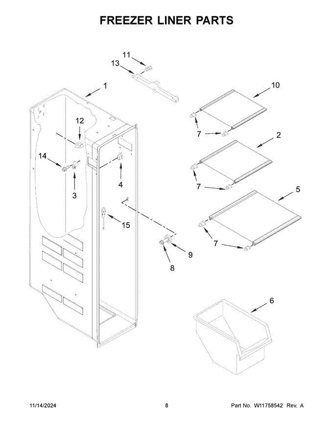 Diagram for WRS325SDHW11