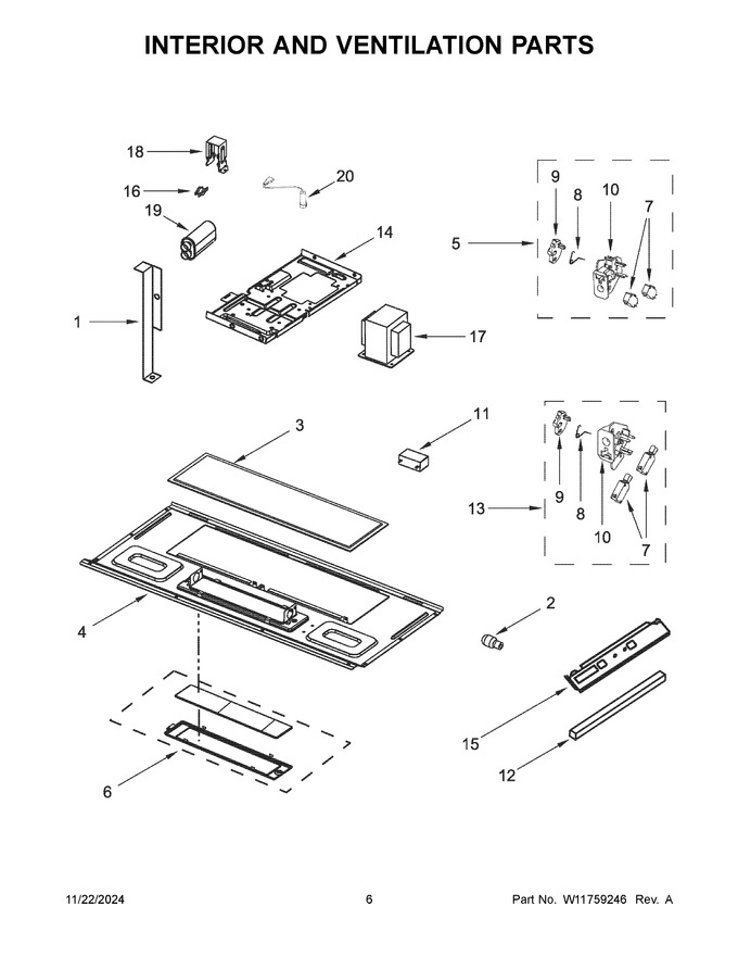 Diagram for WMH32519HV11